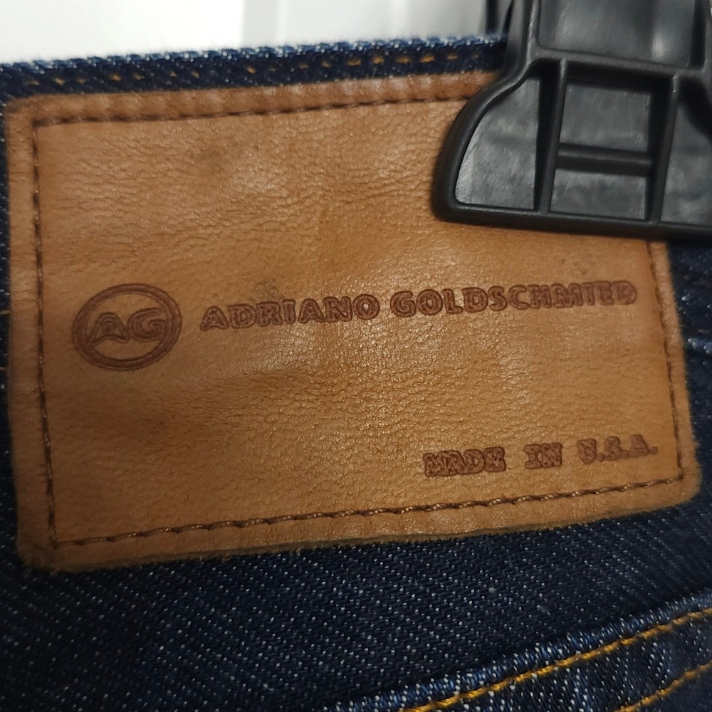 AG Adriano Goldschmied The Protege Straight Leg Jeans Dark Indigo Made in USA - Picture 7 of 12